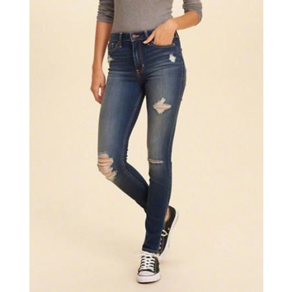 HOLLISTER Girls High Rise Jean Leggings Size 00
